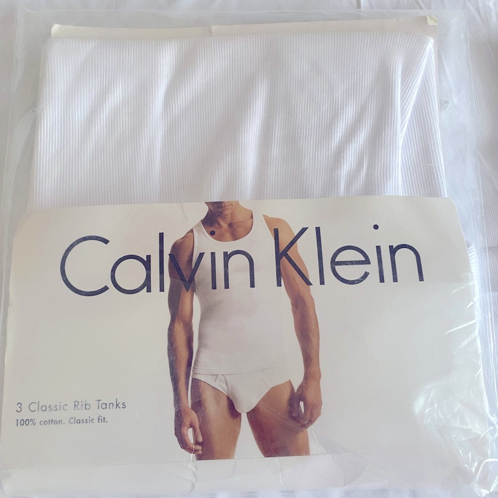 Calvin Klein classic ribbed tank